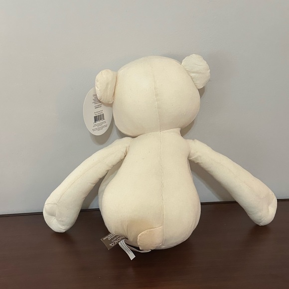 Demdaco Blue Message Friend Teddy Bear Baby Shower Activity Keepsake - Picture 3 of 4